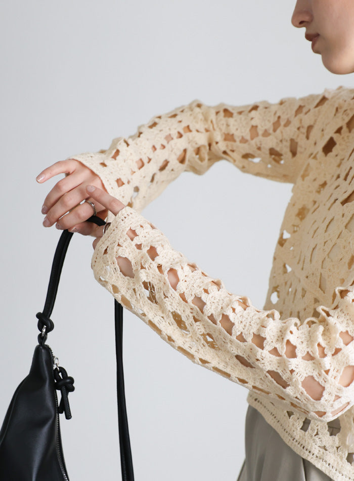 クロシェニットショートトップス – SELECT MOCA