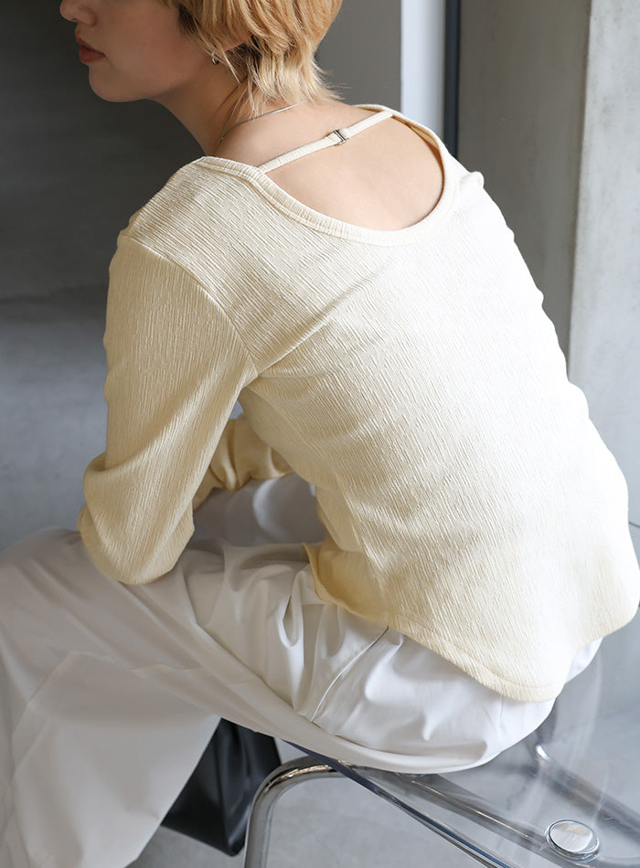 ホックデザインバックオープントップス – SELECT MOCA