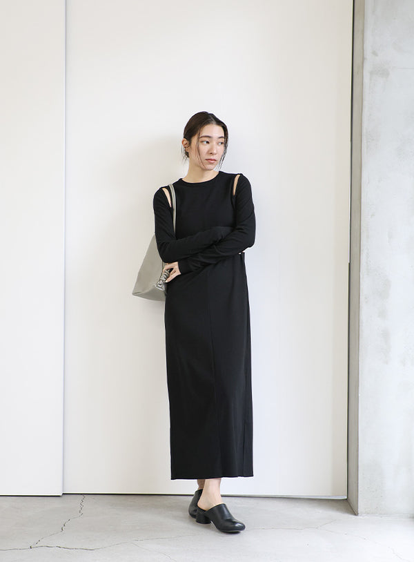 カットアウトリブワンピース【SALE】