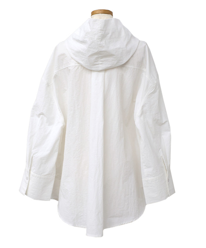 select moca フード付きナイロンシャツ　新品タグ付き未使用　完売品 フード付きナイロンシャツ – SELECT MOCA