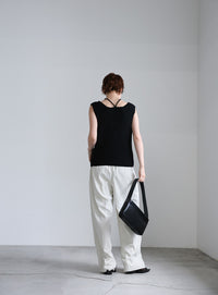 ループタイVネックニットベスト【SALE】