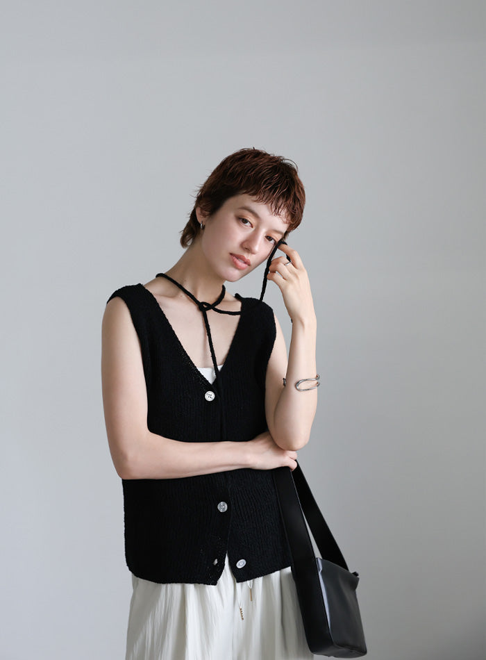 ループタイVネックニットベスト【SALE】 – SELECT MOCA