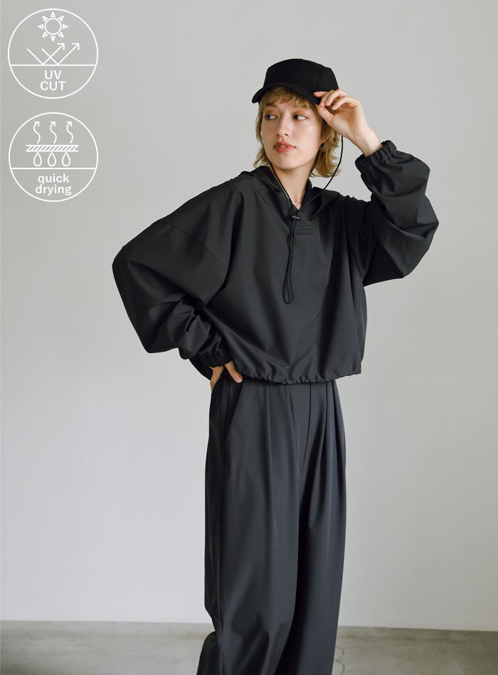 ラッシュガードヘムドロストパーカー【SALE】