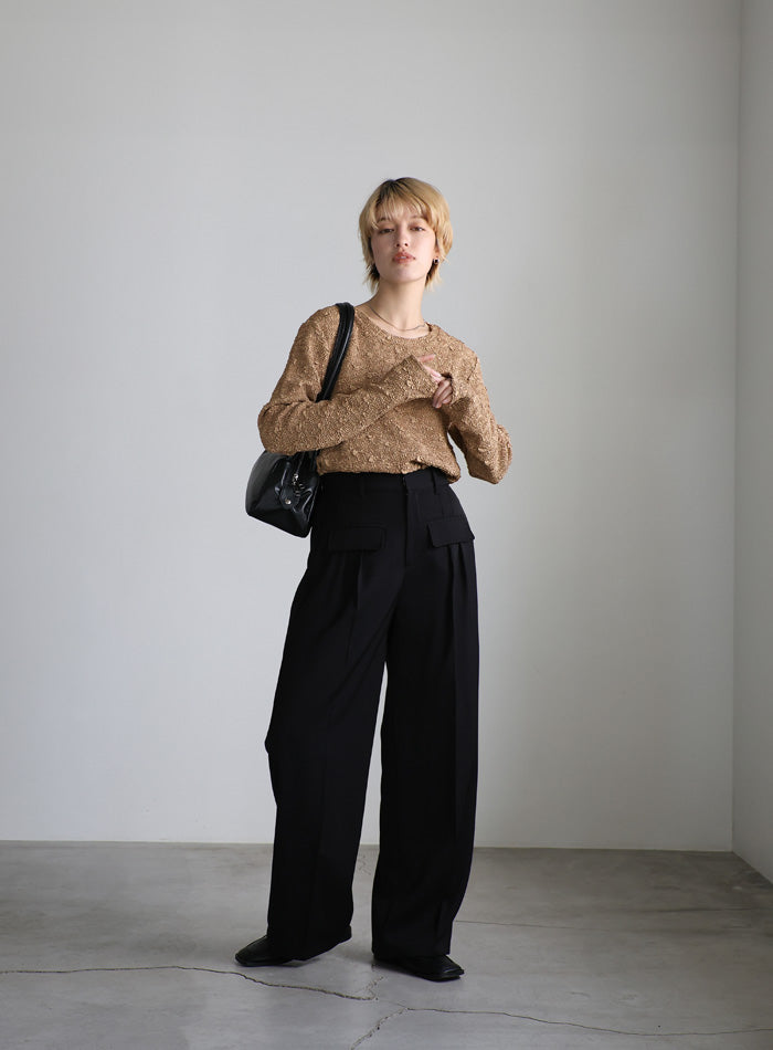 ホットなアイテム、ホットな節約 フクレジャガードクルーネックトップス【SALE】 – SELECT MOCA 帽子