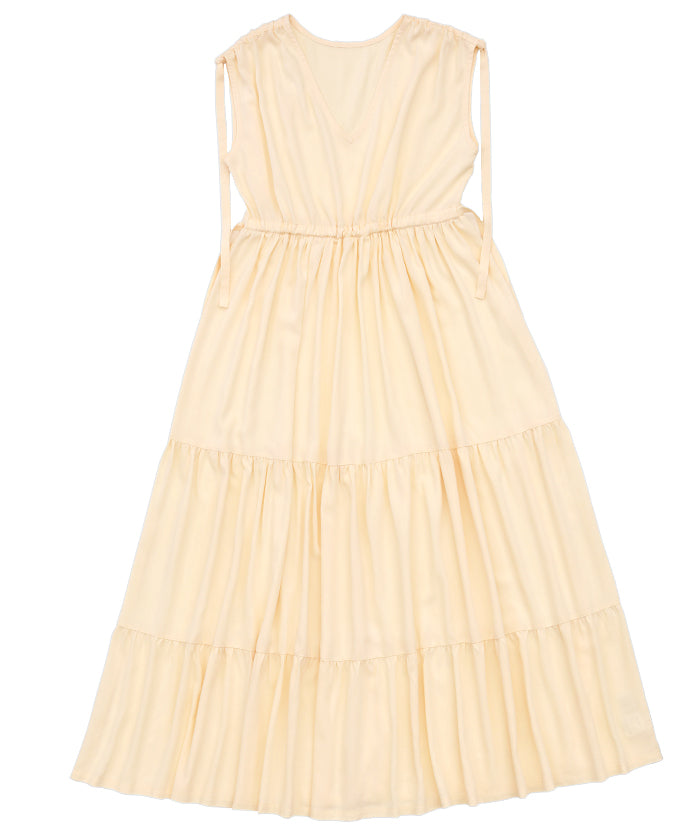美品✨MAX MARA ボリュームスリーブ ギャザー ワンピース シルク100 シルク Max Mara(マックスマーラ) ワンピース(レディース