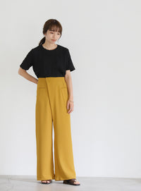 カラーツイルラップパンツ【SALE】