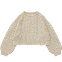 リブロールショートニット【SALE】