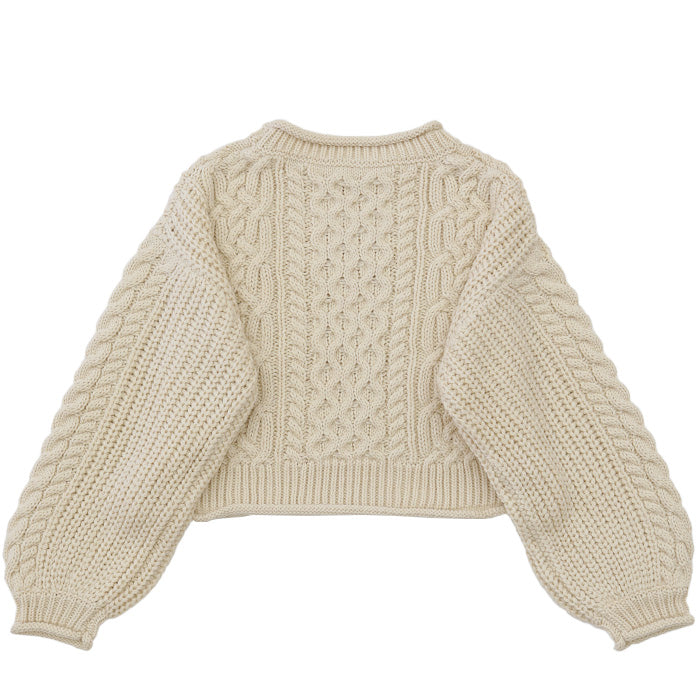 リブロールショートニット【SALE】