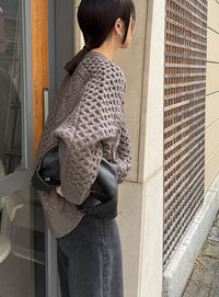 【サイズ展開あり】ヴィンテージライクケーブルニット【by SON】