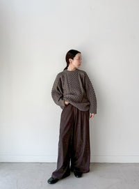 【サイズ展開あり】ヴィンテージライクケーブルニット【by SON】