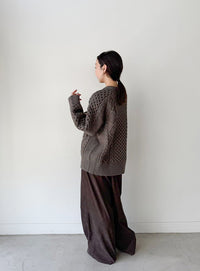 【サイズ展開あり】ヴィンテージライクケーブルニット【by SON】