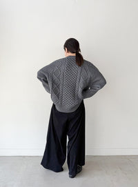 【サイズ展開あり】ヴィンテージライクケーブルニット【by SON】