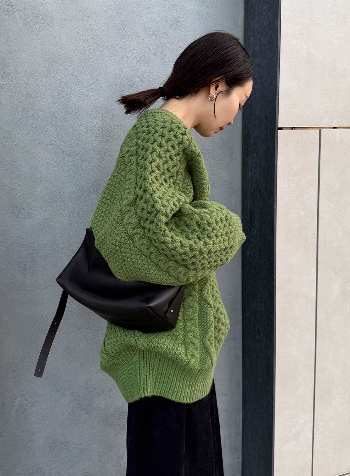 【サイズ展開あり】ヴィンテージライクケーブルニット【by SON】