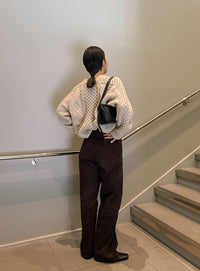 【サイズ展開あり】ヴィンテージライクケーブルニット【by SON】