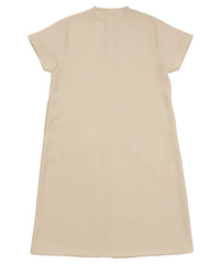 ノーカラーフライフロントデザインワンピース【by SON】【SALE】