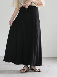 シャーリングフレアスカート