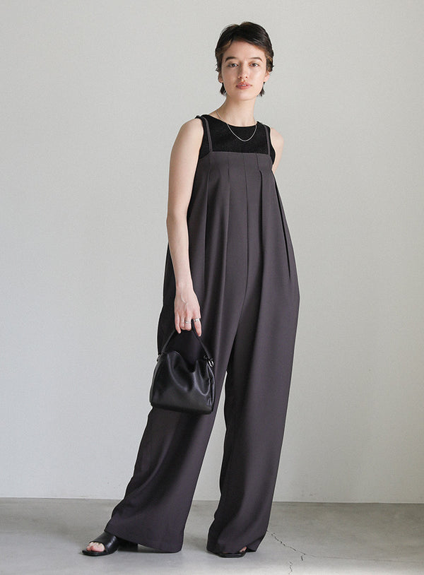 フロントタックルーズサロペット