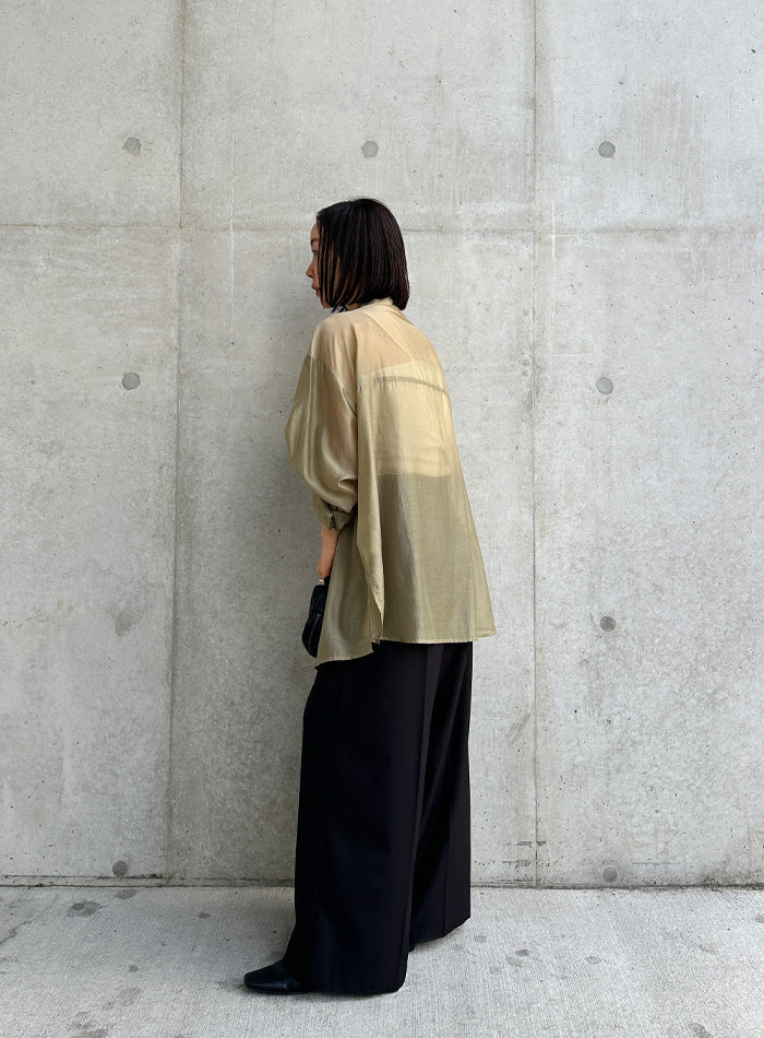 サイズ展開あり】シアーオーバーサイズシャツ【by SON】 – SELECT MOCA