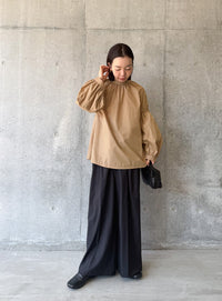 ボリュームギャザースリーブブラウス【by SON】