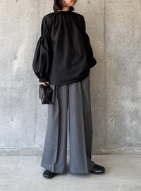 ボリュームギャザースリーブブラウス【by SON】