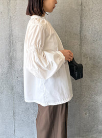 ボリュームギャザースリーブブラウス【by SON】