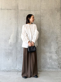 ボリュームギャザースリーブブラウス【by SON】