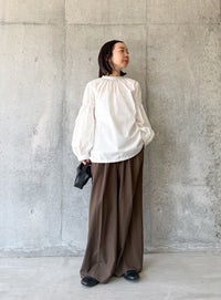 ボリュームギャザースリーブブラウス【by SON】