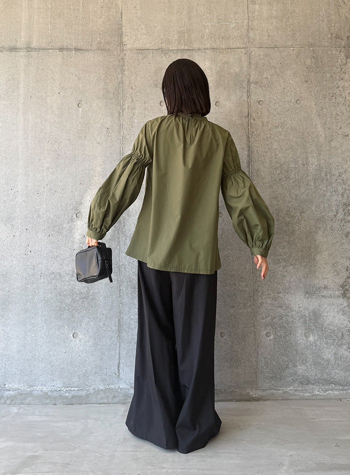 ボリュームギャザースリーブブラウス【by SON】 – SELECT MOCA
