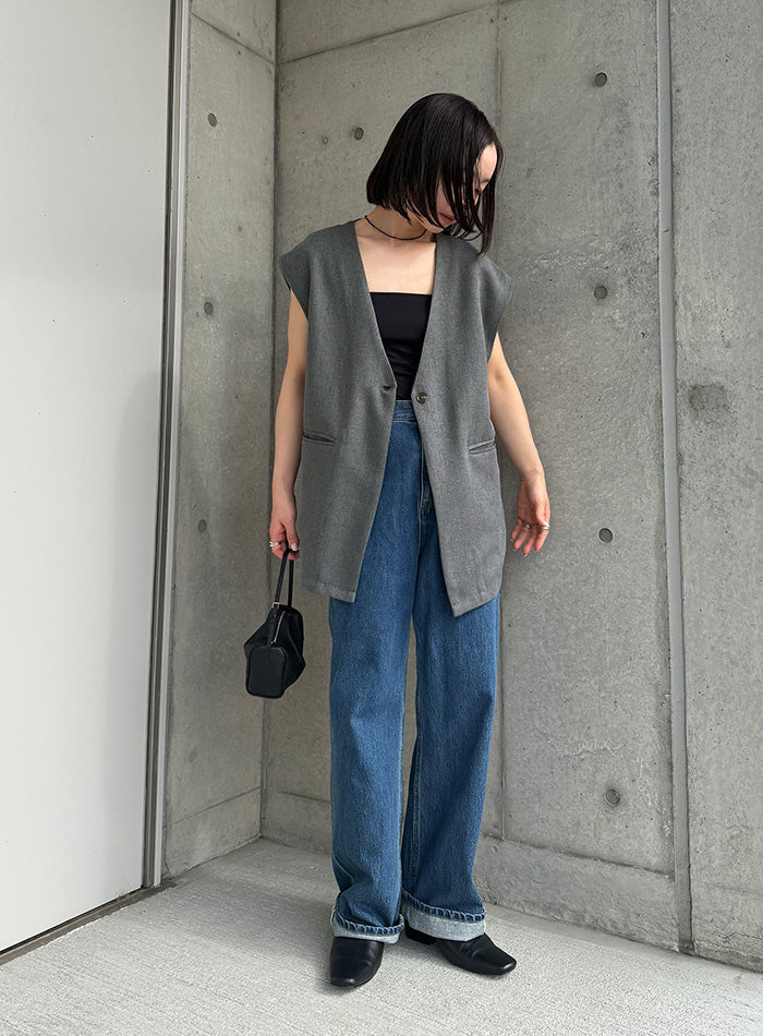 ノーカラーベスト【by SON】 – SELECT MOCA