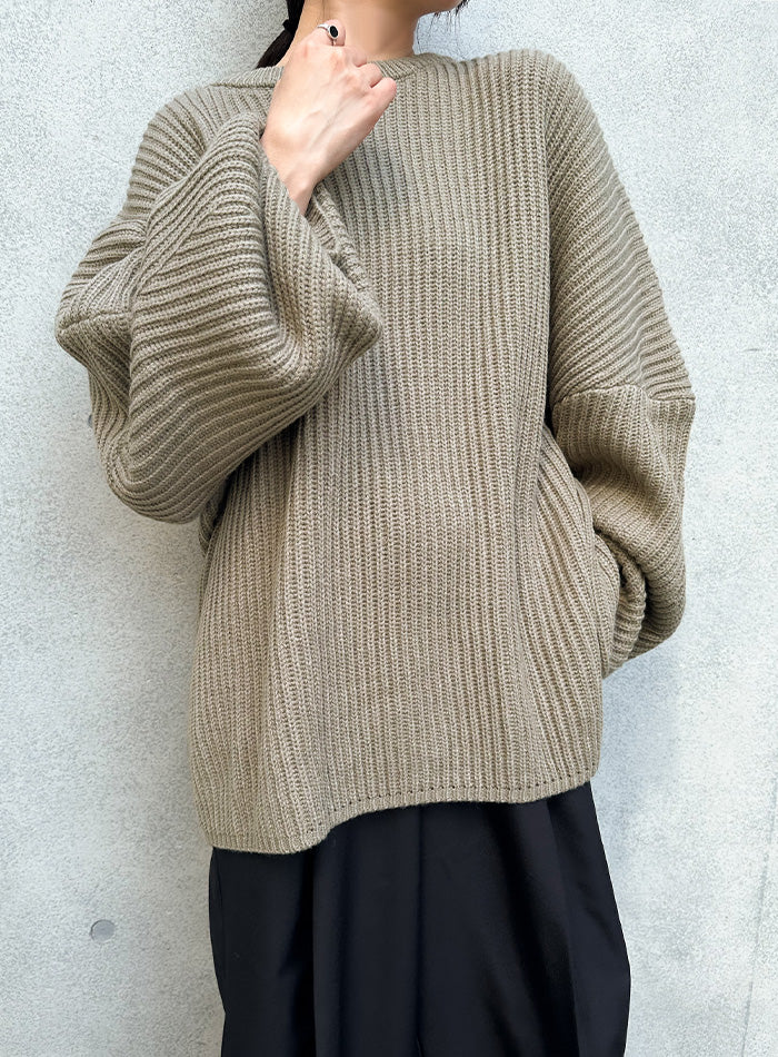 【サイズ展開あり】ルーズボリュームオーバーニット【by SON】