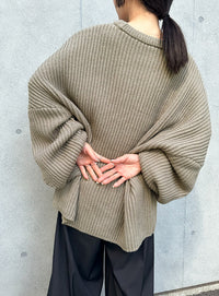 【サイズ展開あり】ルーズボリュームオーバーニット【by SON】