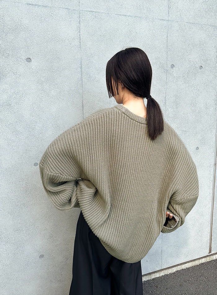 サイズ展開あり】ルーズボリュームオーバーニット【by SON】 – SELECT MOCA