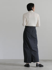 トリプルタックコクーンスカート【SALE】