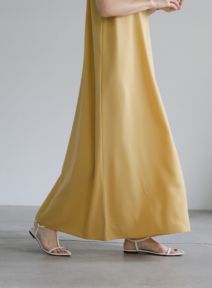 ダブルストラップキャミソールワンピース