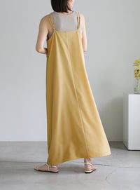 ダブルストラップキャミソールワンピース