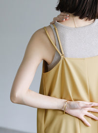 ダブルストラップキャミソールワンピース