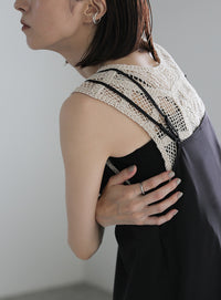 ダブルストラップキャミソールワンピース