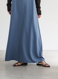 ダブルストラップキャミソールワンピース