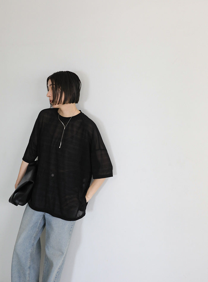 MOCAページ サイズ展開あり】オーバーサイズハニカムニット【by SON