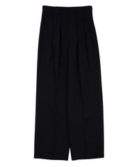 ハイウエストセンタープレスルーズスラックス【SALE】