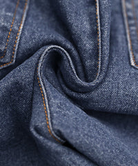 ハイウエストダメージセンターラインデニム