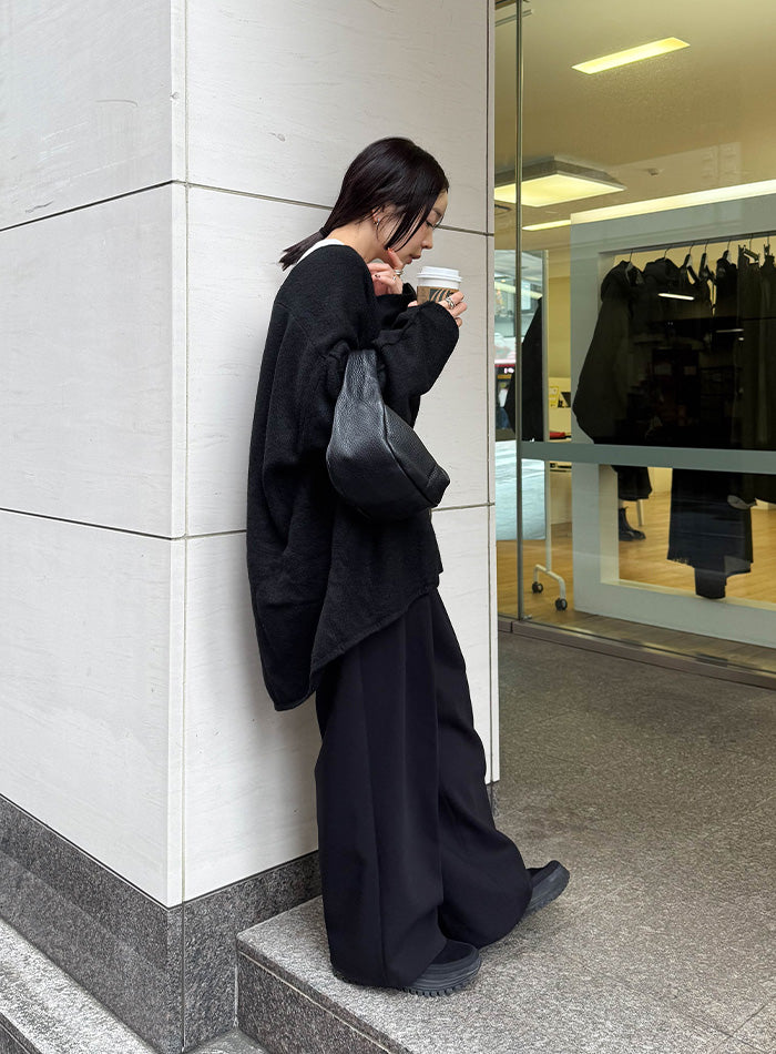 スリーブリンキングVネックカーディガン【by SON】