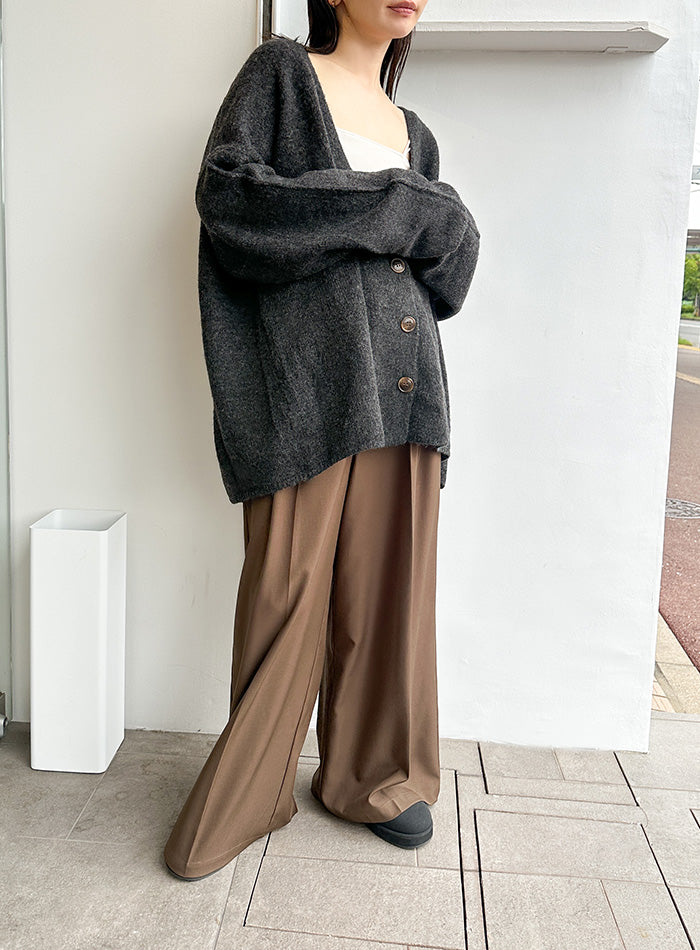 スリーブリンキングVネックカーディガン【by SON】