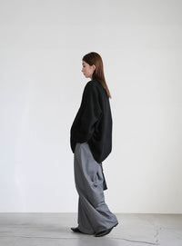 スリーブリンキングVネックカーディガン【by SON】