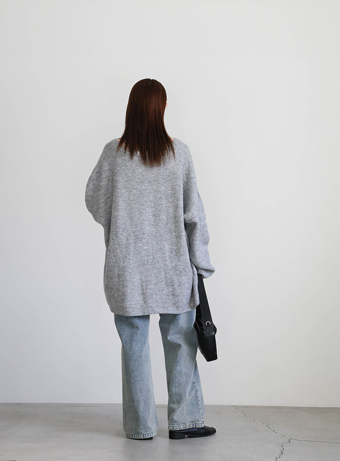 スリーブリンキングVネックカーディガン【by SON】 – SELECT MOCA