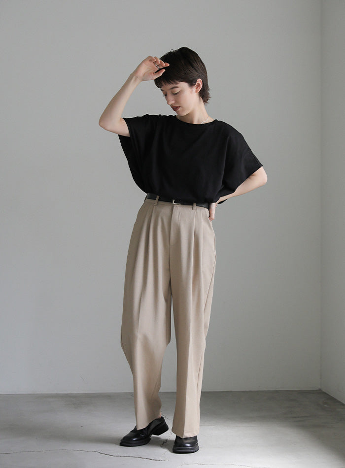 ICB【モカ】クリアフレンチテリー プルオーバー&ジョグパンツ　S（M相当） ICB L 【WEB限定カラーあり・洗える】 クリアフレンチテリー