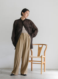 ダブルタックツイルスラックス【SALE】
