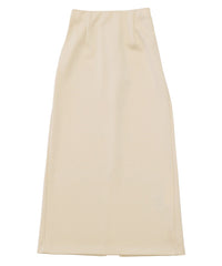 バックスリットストレッチナロースカート