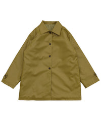 キルティングフェイクレザーオーバージャケット【SALE】