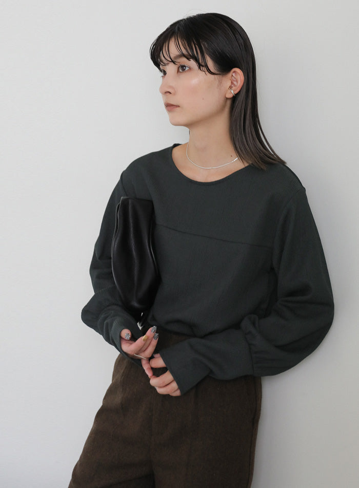 クラッシュジャガードロングカフストップス【SALE】 – SELECT MOCA